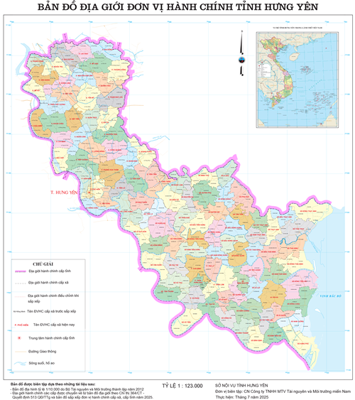 Bản đồ hành chính Xã Nam Đông Hưng